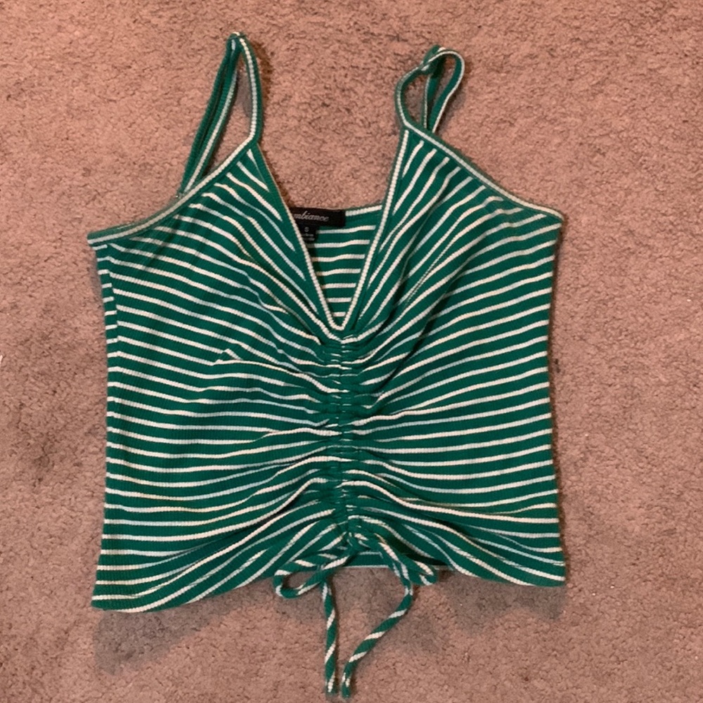 striped tank top